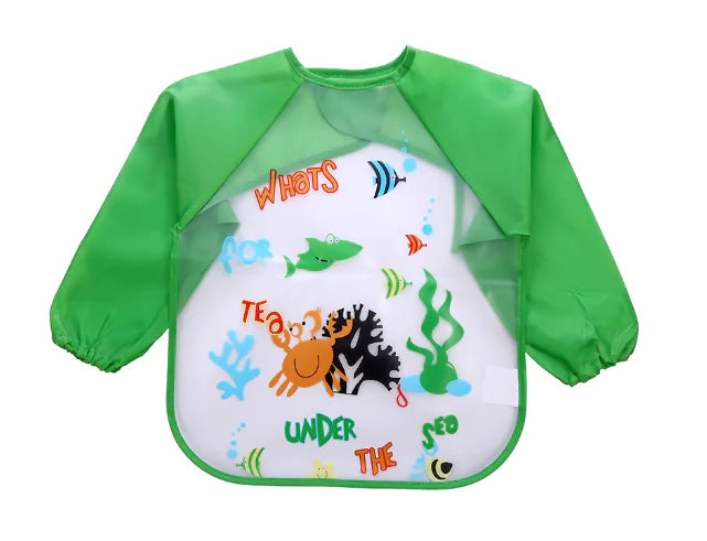 Cute Waterproof Bibs for Toddlers (Boys & Girls)