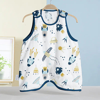 Bamboo Fiber Antibacterial Children's Sleeping Bag Vest