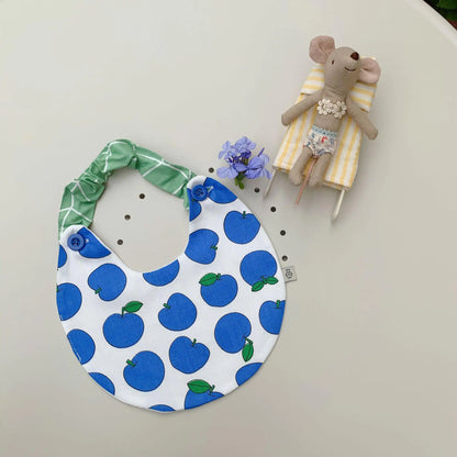 Serviette de salive amovible avec bande élastique pour nouveau-né