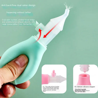 Aspirateur nasal pour nourrissons de 0 à 3 mois, conception anti-reflux