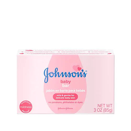 Johnsons Baby Baby Baby Soap Bar Gentle for Baby Bath and Skin Care Hypoallergenic 3 oz