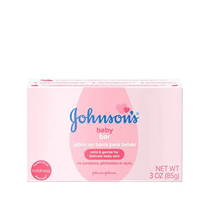 Johnsons Baby Baby Baby Soap Bar Gentle for Baby Bath and Skin Care Hypoallergenic 3 oz