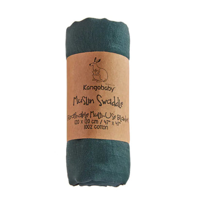 Cotton Retro Solid Color Muslim Baby Wrap