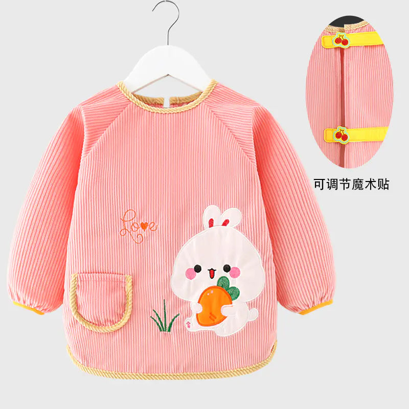 Waterproof Bib for Boys - Stylish Reversible Design