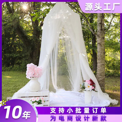 Dreamy Star Crown Baby Bed Canopy for Photo Props