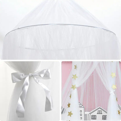 Dreamy Star Crown Baby Bed Canopy for Photo Props