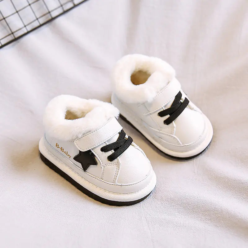 Plush Padded Baby Shoes for Comfort and Style