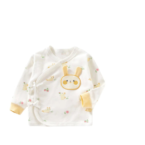 Ultra-Thin Cotton Tops for Newborns (0-1 Years)