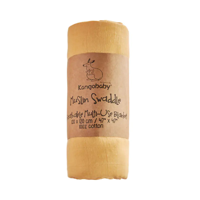 Cotton Retro Solid Color Muslim Baby Wrap