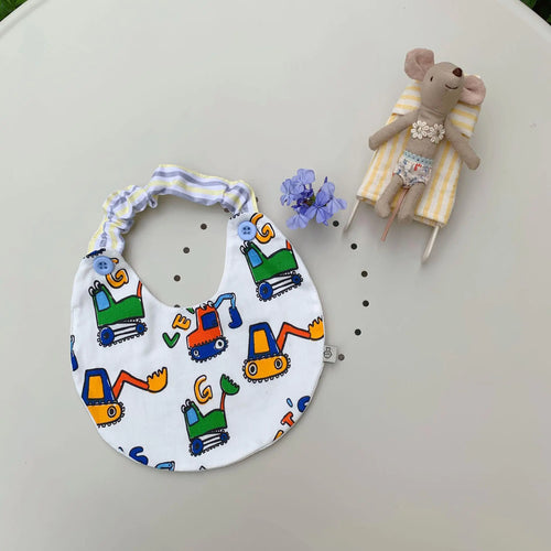 Serviette de salive amovible avec bande élastique pour nouveau-né