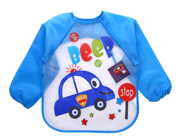 Cute Waterproof Bibs for Toddlers (Boys & Girls)