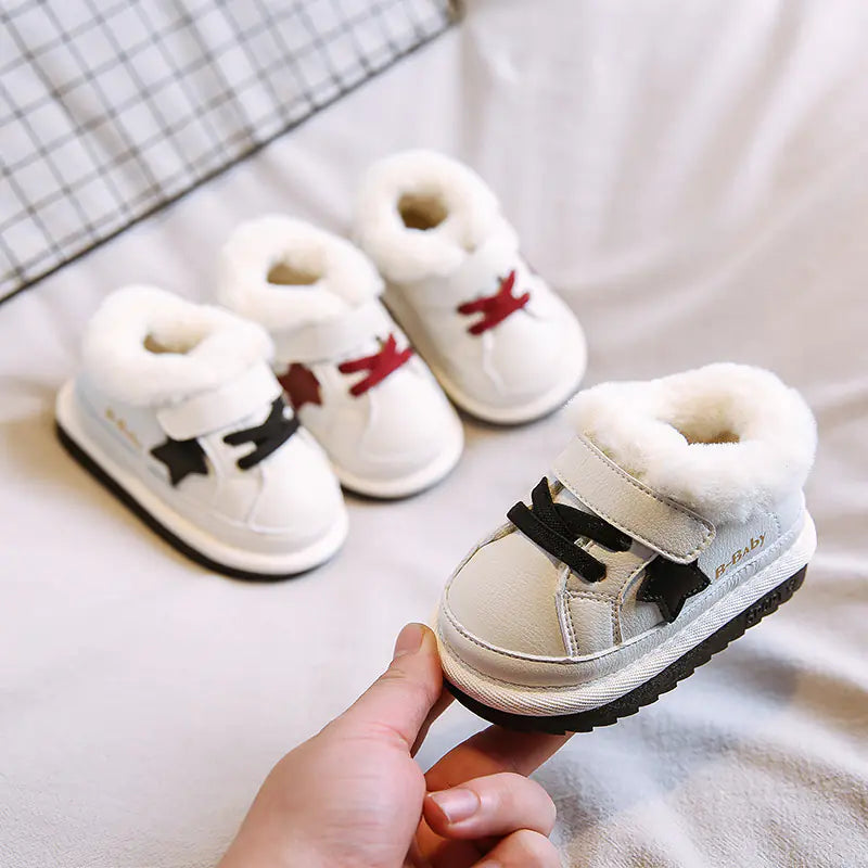 Plush Padded Baby Shoes for Comfort and Style